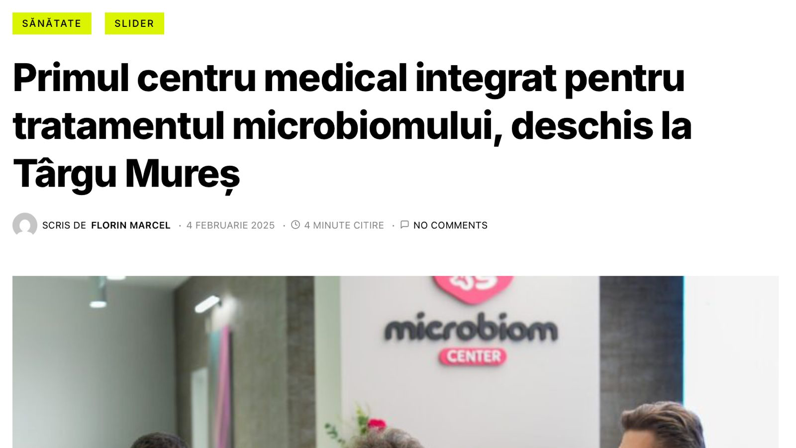 Apariție Transilvania Business